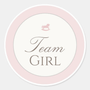 Sticker Teddybär Team Mädchen für Geschlechterenth