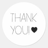 Sticker - Thank you! (Vorderseite)