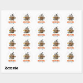 Sticker 'Unter Termindruck & Eiskaffee' (Blatt)