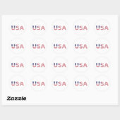 Sticker USA (Blatt)