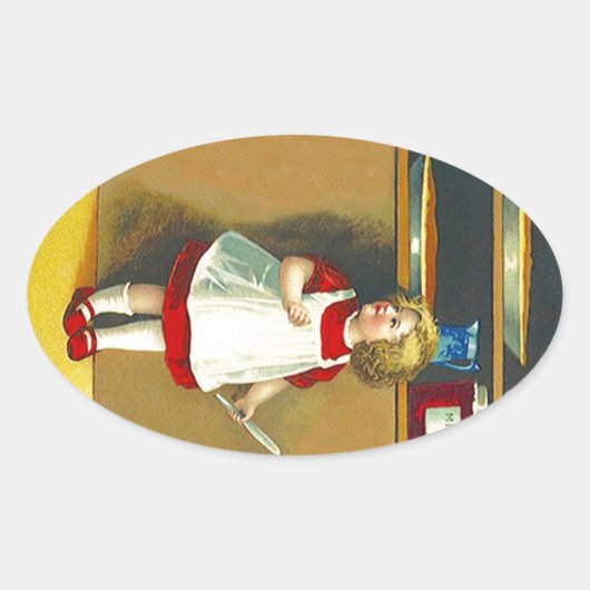 Sticker Vintag Holiday Backen Kuchen Schürze Küche (Vorderseite)