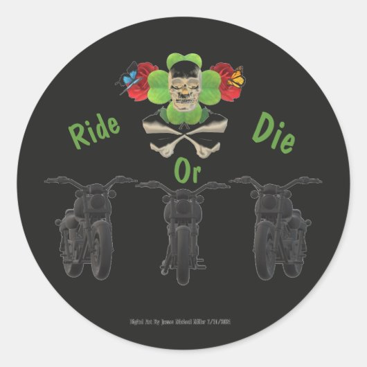 Sticker von James Michael Miller (Vorderseite)