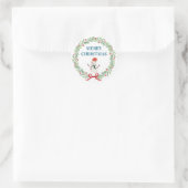 Sticker Weihnachtsbaum Schneemann Weihnachtsfeier (Tasche)