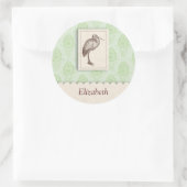 Sticker Weißstorch (Tasche)