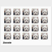 Sticker West Highland Terrier (Blatt)