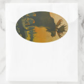 Sticker Wildlife Bull Moose @ Twilight Sundown (Tasche)