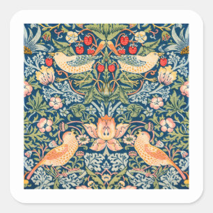 STICKER : WILLIAM MORRIS : STRAWBERRY THIEVES