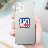 Sticker Wird Flagge Haitis (Telefon)