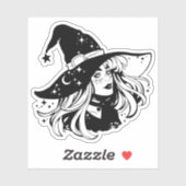 Sticker "Witch" (Blatt)