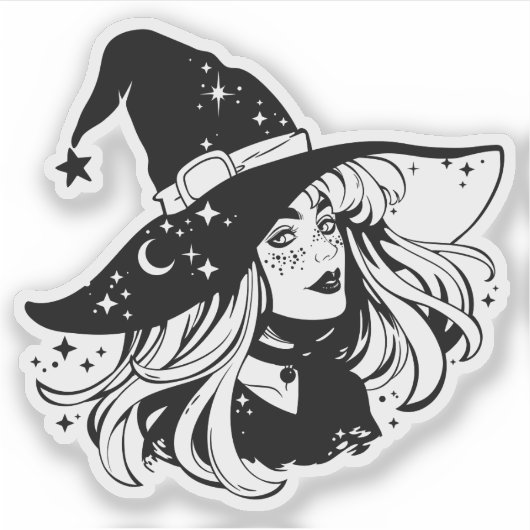 Sticker "Witch" (Vorderseite)