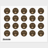 Sticker with a funny quote for coffee lovers (Blatt)