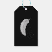 Sticker with feather geschenkanhänger (Vorderseite)