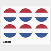 Sticker with Flag of Netherlands (Blatt)