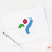 Sticker with Flag of Seoul, South Korea (Umschlag)