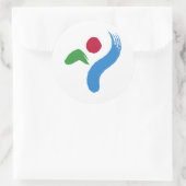 Sticker with Flag of Seoul, South Korea (Tasche)