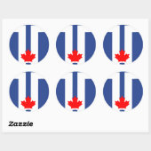 Sticker with Flag of Toronto, Canada (Blatt)