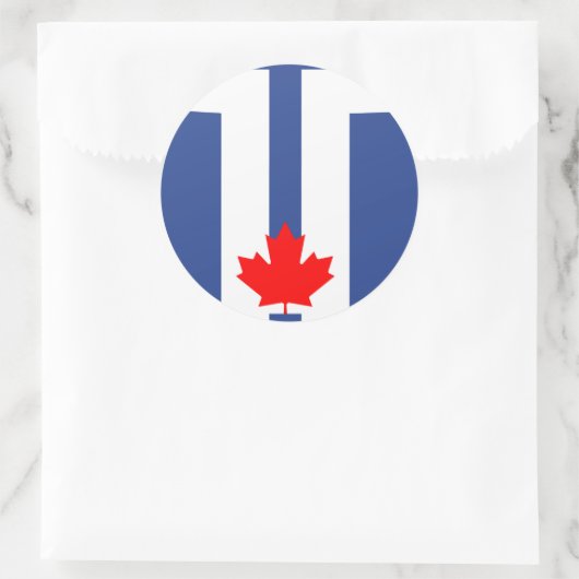 Sticker with Flag of Toronto, Canada (Tasche)