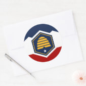 Sticker with Flag of Utah, USA (Umschlag)