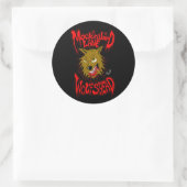 Sticker "Wolfshead" von Mockingbird Lane (Tasche)