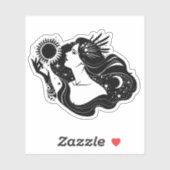 Sticker - "Zauberin" (Blatt)
