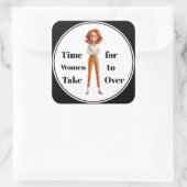 Sticker Zeit für Frauen (Tasche)