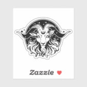 Sticker "Ziege" (Blatt)