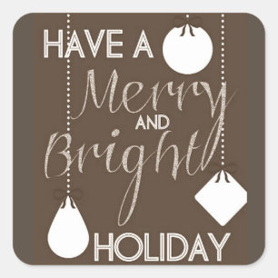 STICKER ZU SAGEN **MERRY CHRISTMAS** "AN ALLE