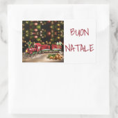 STICKER ZU SAGEN **MERRY CHRISTMAS** "ITALIENISCHE (Tasche)