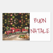STICKER ZU SAGEN **MERRY CHRISTMAS** "ITALIENISCHE (Vorderseite)