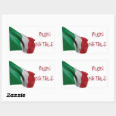 STICKER ZU SAGEN **MERRY CHRISTMAS** "ITALIENISCHE (Blatt)