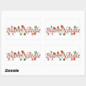 STICKER ZU SAGEN **MERRY CHRISTMAS** "ITALIENISCHE (Blatt)