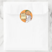 Sticker zum Abschluss im Stil des alten Roms Juliu (Tasche)