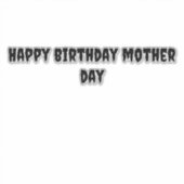 Sticker zum Geburtstag (Vorderseite)