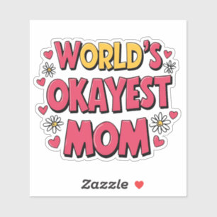 Sticker zum Preis der Weltbesten Mama - Funny Moth