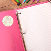 Sticker zur Beförderung von verzauberten Prinzessi