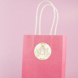 Sticker zur Beförderung von verzauberten Prinzessi