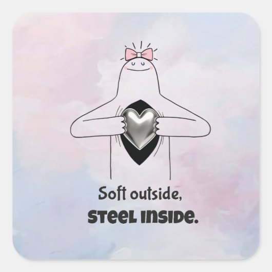 Sticker zur Stärkung der Frauen (Vorderseite)