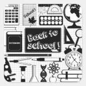 Sticker Zurück zur Schule (Vorderseite)