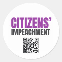 Stickerbogen für die Amtsenthebung von Bürgern