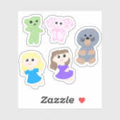 Stickerbogen - Samantha, Stacy & Freunde Aufkleber (Blatt)