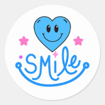 Stickerchen Lächeln