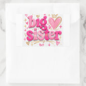 StickerCute Big Sister Sticker – Süßes Geschenk fü (Tasche)
