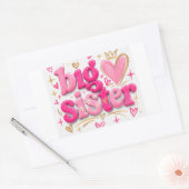 StickerCute Big Sister Sticker – Süßes Geschenk fü (Umschlag)