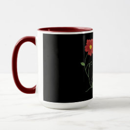 Stickerei Bloom Tasse