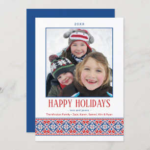 Stickerei der modernen Folkkunst slawisches Must Feiertagskarte