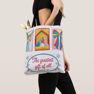 Stickerei-Design für Weihnachten – Engel Tasche