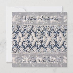 Stickerei-Einladung (Mädchen) Einladung