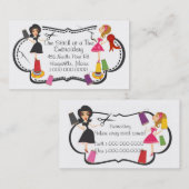 Stickerei-Geschäft Visitenkarte (Vorne/Hinten)