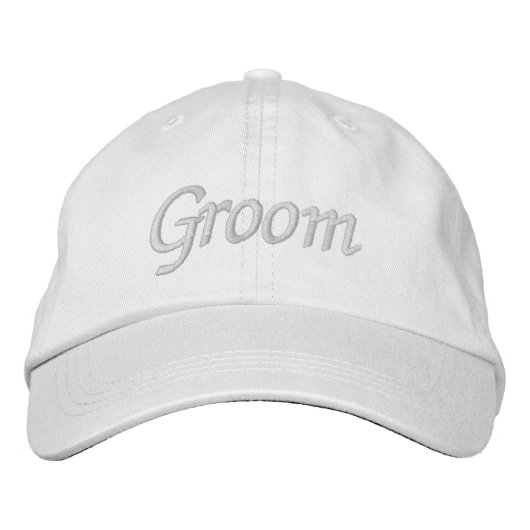 Stickerei Geschenke Groom Hat | Kappe (Vorderseite)