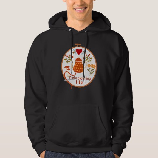 Stickerei Hoodie (Vorderseite)